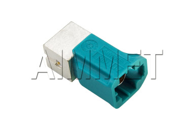 FAKRA MFH Female Z CODE Right-Angle SMD Connector – AIMMET 7615TTG00Z4