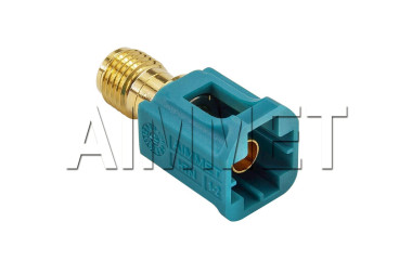 FAKRA Z Code Female to SMA Male Right Angle Adapter – AIMMET 7696GTG00Z2
